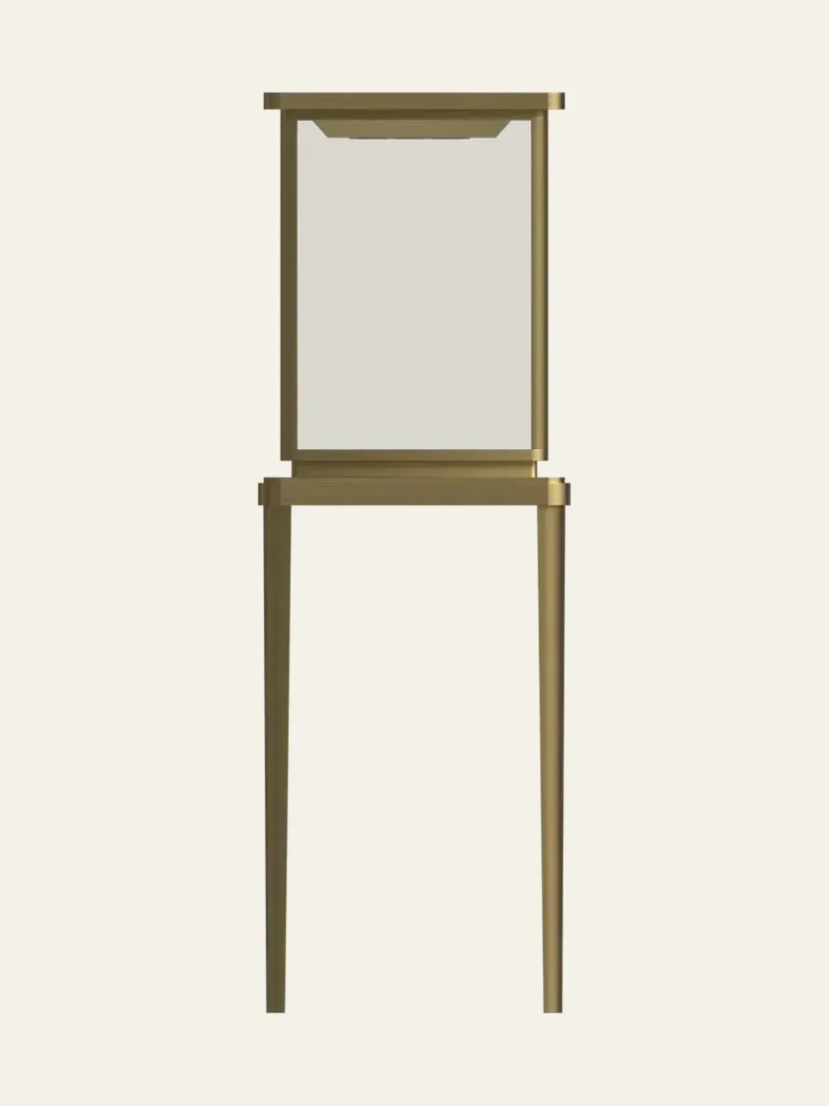front view of rounded-corner tall cabinet 2
