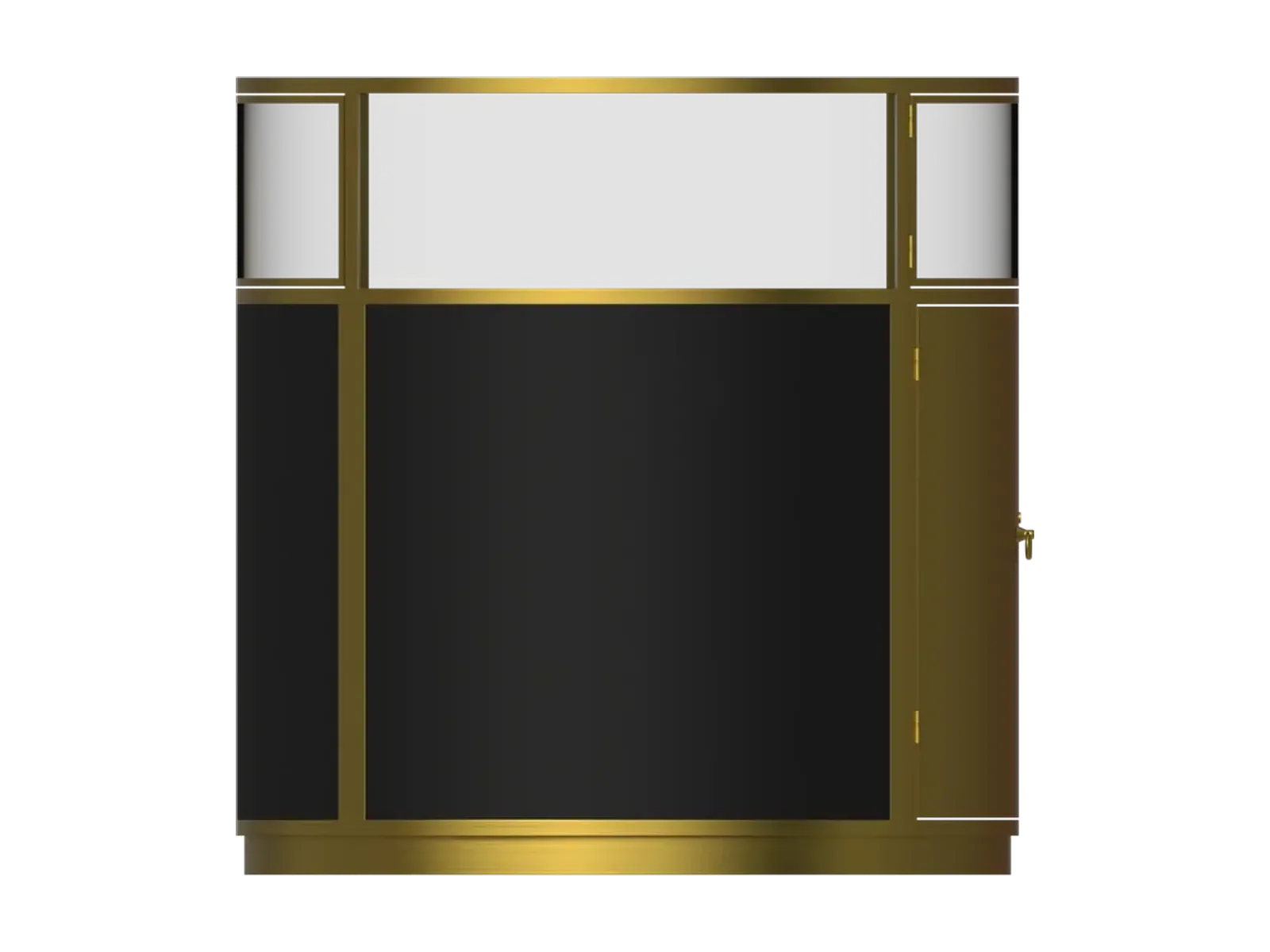Round Fan-Shaped Jewelry Cabinet 6 view 1