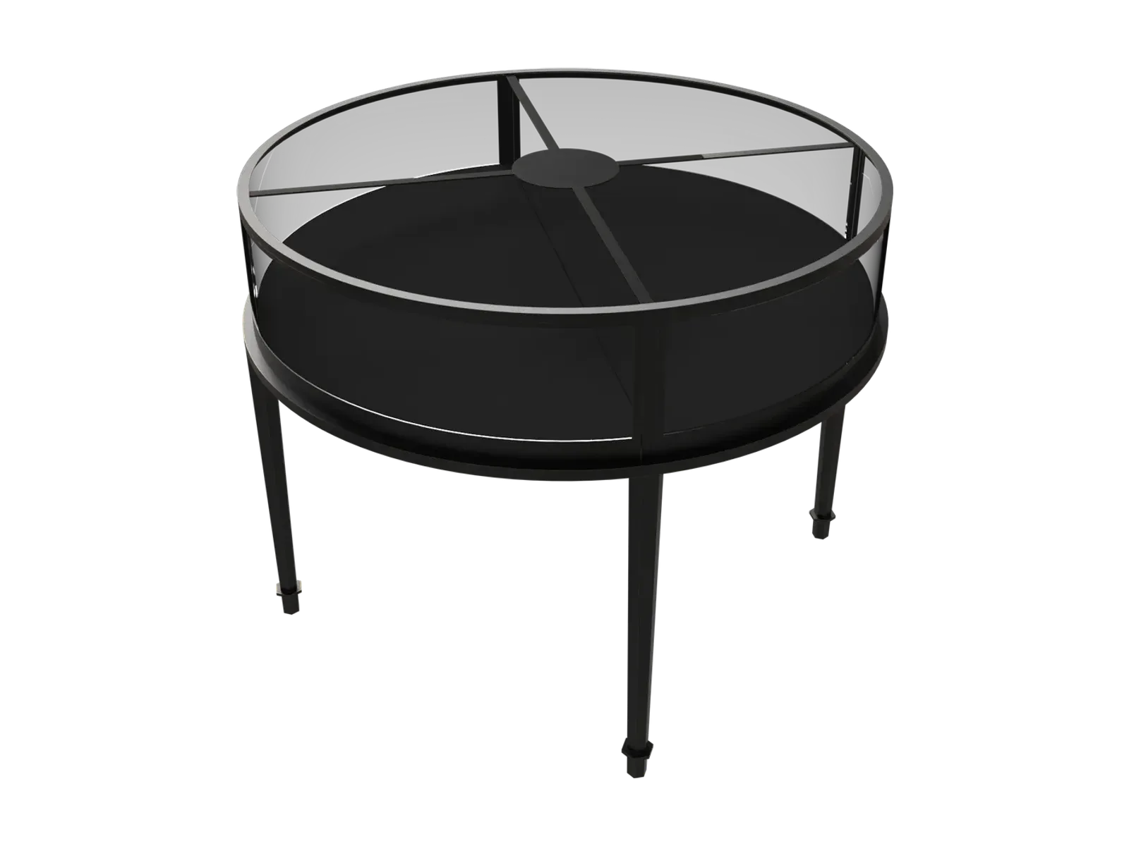Round Fan-Shaped Jewelry Cabinet 7 view 4