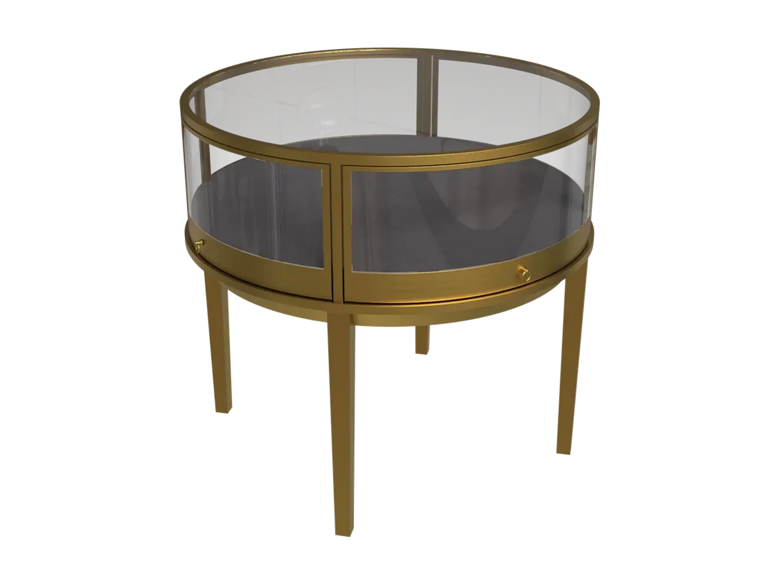 Round Fan-Shaped Jewelry Cabinet 7 view 5